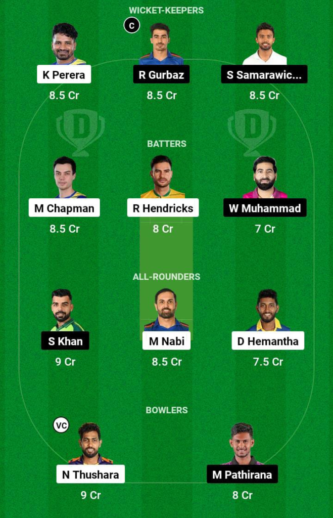 DS vs CS Dream11 Prediction